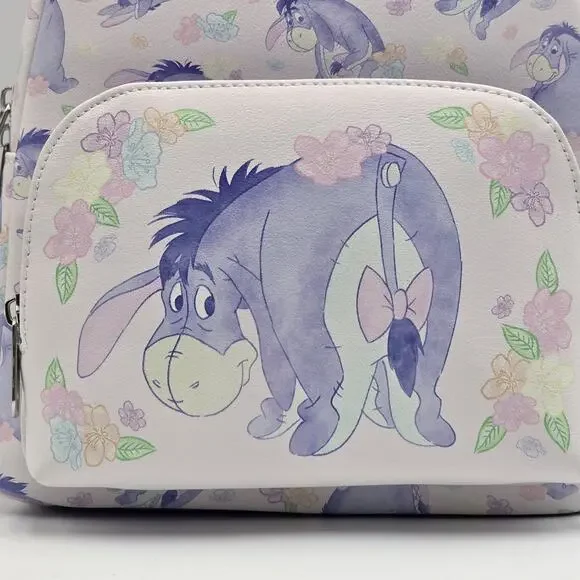 Loungefly Disney Winnie The Pooh Eeyore Floral Mini Backpack New - Picture 8 of 8
